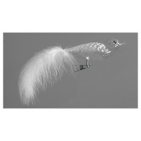 großer Vogel mit Waffelmuster, Flügel Glimmer glasklar großer Vogel mit Waffelmuster, Flügel Glimmer glasklar