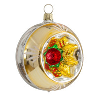 8 cm Reflex-Kugel, retro Sortiment retro gold 8 cm Reflex-Kugel, retro Sortiment retro gold