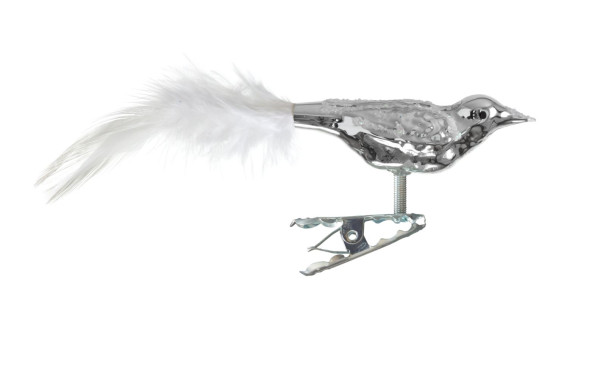 Mini-Vogel, Feder silber